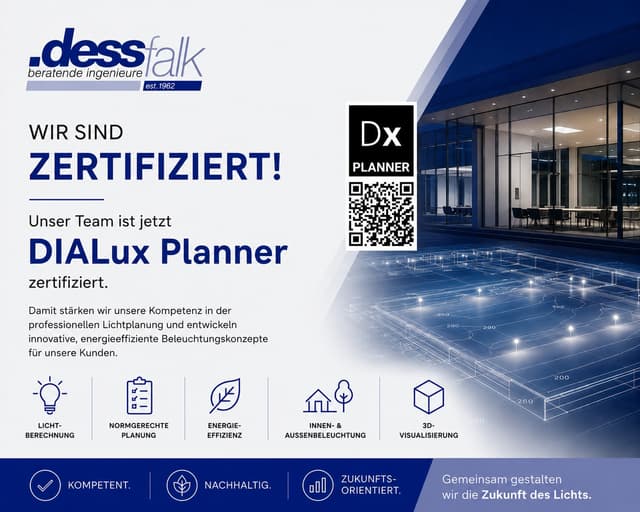 Certified DIALux Planner